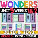 Wonders 2023, 2020 5th Grade Unit 5 Week 1 & 2 When Is Pla