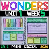 Wonders 2020 6th Grade Unit 1 Week 5: The Economic Roller 