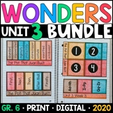 Wonders 2020 6th Grade Unit 3 BUNDLE: Supplements with GOO