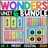 Wonders 2020 6th Grade Unit 6 BUNDLE: Interactive Suppleme