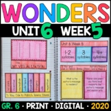 Wonders 2020 6th Grade Unit 6 Week 5: To You and Pablo's T