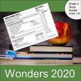 McGraw Hill Wonders 2020 Study Guides/Newsletters: Grade 2