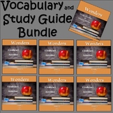 Wonders McGraw Hill 2020 Study Guide/Vocabulary Bundle Uni