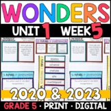 Wonders 2023, 2020 - 5th Grade Unit 1: Week 5 Future Trans