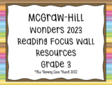 Wonders 2023 ELA Premium Focus Wall Grade 3