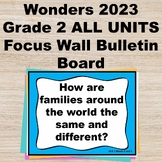 Wonders 2023 Grade 2 ALL UNITS Focus Wall Bulletin Board Set