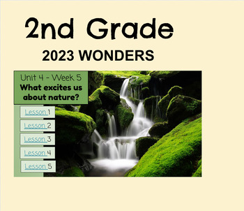Preview of Wonders 2023, Grade 2, Unit 4: Week 5