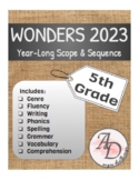 Wonders 2023 Scope & Sequence Year-Long Plan | 5th Grade