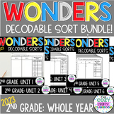 Wonders 2023 Second Grade Decodable Sort BUNDLE