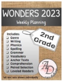 Wonders 2023 Weekly Planning | 2nd Grade