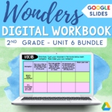Wonders 2nd Grade Digital Workbook Unit 6 Bundle - Distanc