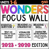 Wonders 2nd Grade Focus Wall Bulletin Board: 2023 AND 2020