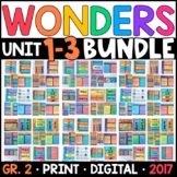 Wonders 2017 2nd Grade HALF-YEAR BUNDLE Units 1-3: Supplem