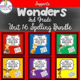 Wonders 2nd Grade Spelling Cards Units 1-6 Bundle 2017 Edition