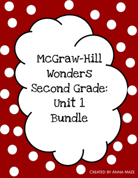 Preview of Wonders 2nd Grade Unit 1 Activities Bundle