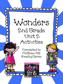Preview of Wonders 2nd Grade Unit 2 Activities, Weeks 1-5