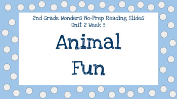 Preview of Wonders 2nd Grade Unit 2 Week 5 No-Prep Reading Slides