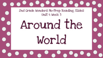 Preview of Wonders 2nd Grade Unit 4 Week 3 No-Prep Reading Slides