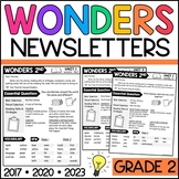 Wonders 2nd Grade Weekly Newsletters (Week in Focus) 2023,