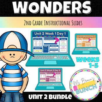 Preview of Wonders 2nd Instructional Slides (UNIT 2 BUNDLE)