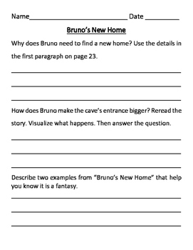 Wonders 3rd Grade Prehension Questions BUNDLE All 6