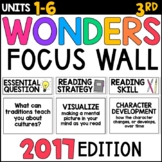 Wonders 3rd Grade Focus Wall Bulletin Board: 2017 Edition