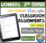 Wonders 3rd Grade - Google Classroom Assignments - Google 