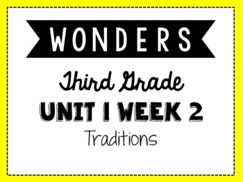 Preview of Wonders 3rd Grade Unit 1 Week 2