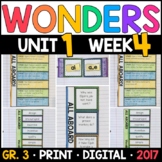 Wonders 3rd Grade, Unit 1 Week 4: All Aboard! Supplements 