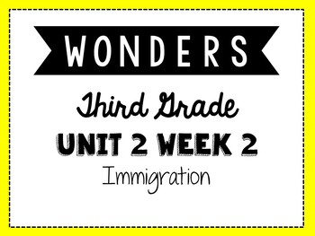 Preview of Wonders 3rd Grade Unit 2 Week 2