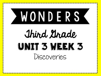 Preview of Wonders 3rd Grade Unit 3 Week 3