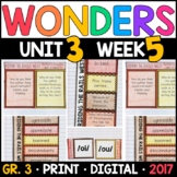 Wonders 3rd Grade, Unit 3 Week 5: Riding the Rails West! w
