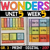 Wonders 3rd Grade, Unit 5 Week 5: It's All in the Wind wit