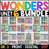 Wonders 2017 3rd Grade Unit 6 BUNDLE: Interactive Suppleme