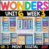 Wonders 3rd Grade, Unit 6 Week 3: Out of This World! with 
