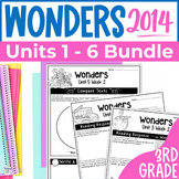 Wonders 3rd Grade Units 1-6 Year Long Reading Activities Bundle