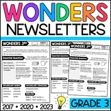 Wonders 3rd Grade Weekly Newsletters (Week in Focus) 2023,