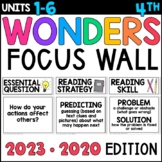 Wonders 4th Grade Focus Wall Bulletin Board: 2023 AND 2020