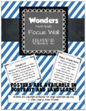 Wonders 4th Grade Focus Wall - Unit 5