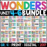Wonders 2017 4th Grade HALF-YEAR BUNDLE: Units 4-6 Supplem