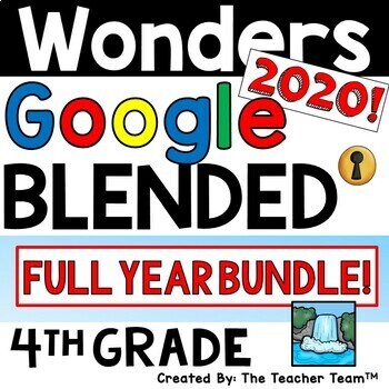 Preview of Wonders 4th Grade Unit 1 - 6 Supplement 2020| Google Slides-Printable Bundle