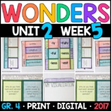 Wonders 4th Grade, Unit 2 Week 5: Sandpiper & Bat Poetry w