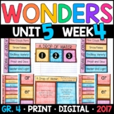 Wonders 4th Grade, Unit 5 Week 4: A Drop Water Supplements