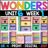 Wonders 4th Grade, Unit 6 Week 1: Game Silence Supplements