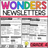 Wonders 4th Grade Weekly Newsletters (Week in Focus) 2023,