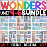 Wonders 2017 5th Grade HALF-YEAR BUNDLE: Units 4-6 Supplem