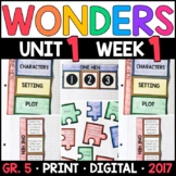 Wonders 5th Grade, Unit 1 Week 1: One Hen Supplements with