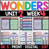 Wonders 5th Grade, Unit 2 Week 4: Blancaflor Supplements w