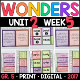 Wonders 5th Grade, Unit 2 Week 5: Stage Fright Supplements