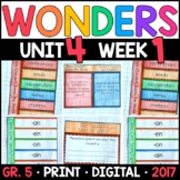 Wonders 5th Grade, Unit 4 Week 1: Davy Crockett Saves Worl